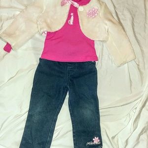 Little girls Disney outfit
